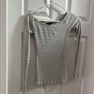 Striped Long Sleeve Top Dynamite XS